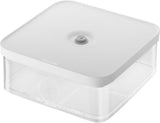 ZWILLING FRESH & SAVE CUBE Box, maat 2M, modulaire en stapelbare opbergdoos, hermetische en leegbare opslag, vaatwasmachinebestendig, transparante voedselbewaardozen Naty Shop L