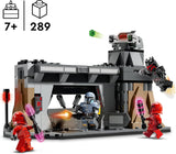 LEGO Star Wars: The Mandalorian Duel tussen Paz Vizsla en Moff Gideon, verzamelbaar bouwspeelgoed voor kinderen, cadeau-idee voor creatieve jongens en meisjes vanaf 7 jaar, Mandalorian speelgoed 75386 Bouwsets Beuche in LEGO-Store