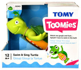 TOMY Kinderwaterspeelgoed "Plantschi de zingende schildpad" meerkleurig, hoogwaardig speelgoed voor kinderen met muziek, combineert badspeelgoed en muzikaal speelgoed, vanaf 12 maanden! Badspeeltje voor waterspelen Jucarii Bebe Naty Shop