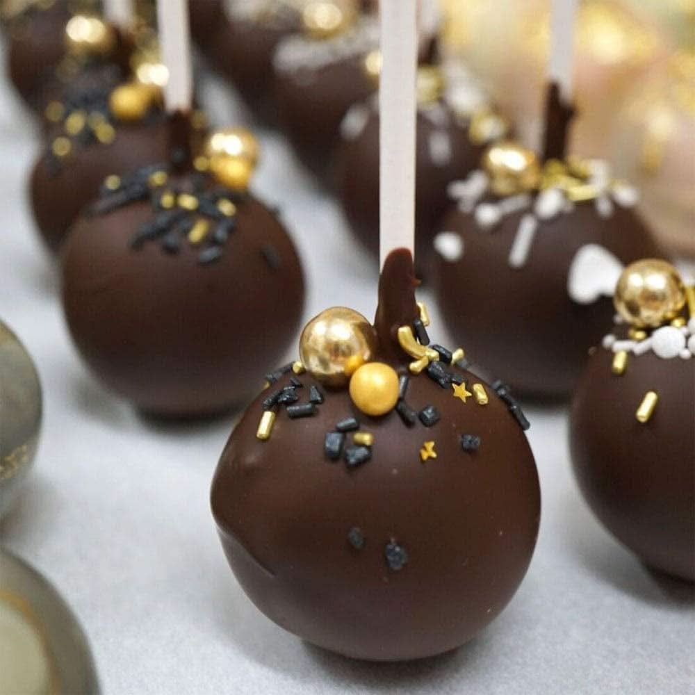 Super Streusel, Gold Rush Goud Zwart Strooi Decoratie Naty Shop