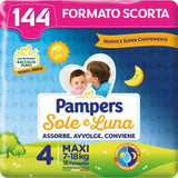 Pampers Sun and Moon Luiers, Unisex, Junior, Maat 5 (11-25 kg), 120 Luiers