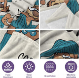 Masuecoin opa cadeau, opa verjaardagscadeau, cadeau-ideeën voor opa, 50 x 60 inch flanellen dekens, cadeau voor opa, cadeau voor opa Kerstmis. Bedden en dekens musaecoin