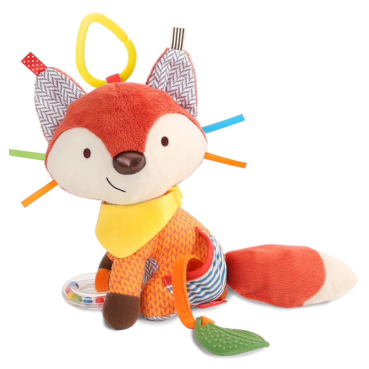 Skip Hop Bandana Buddies Activity Toy, zacht speelgoed voor baby's en kinderen, veelkleurig, olifant babyspeelgoed Naty Shop Fox