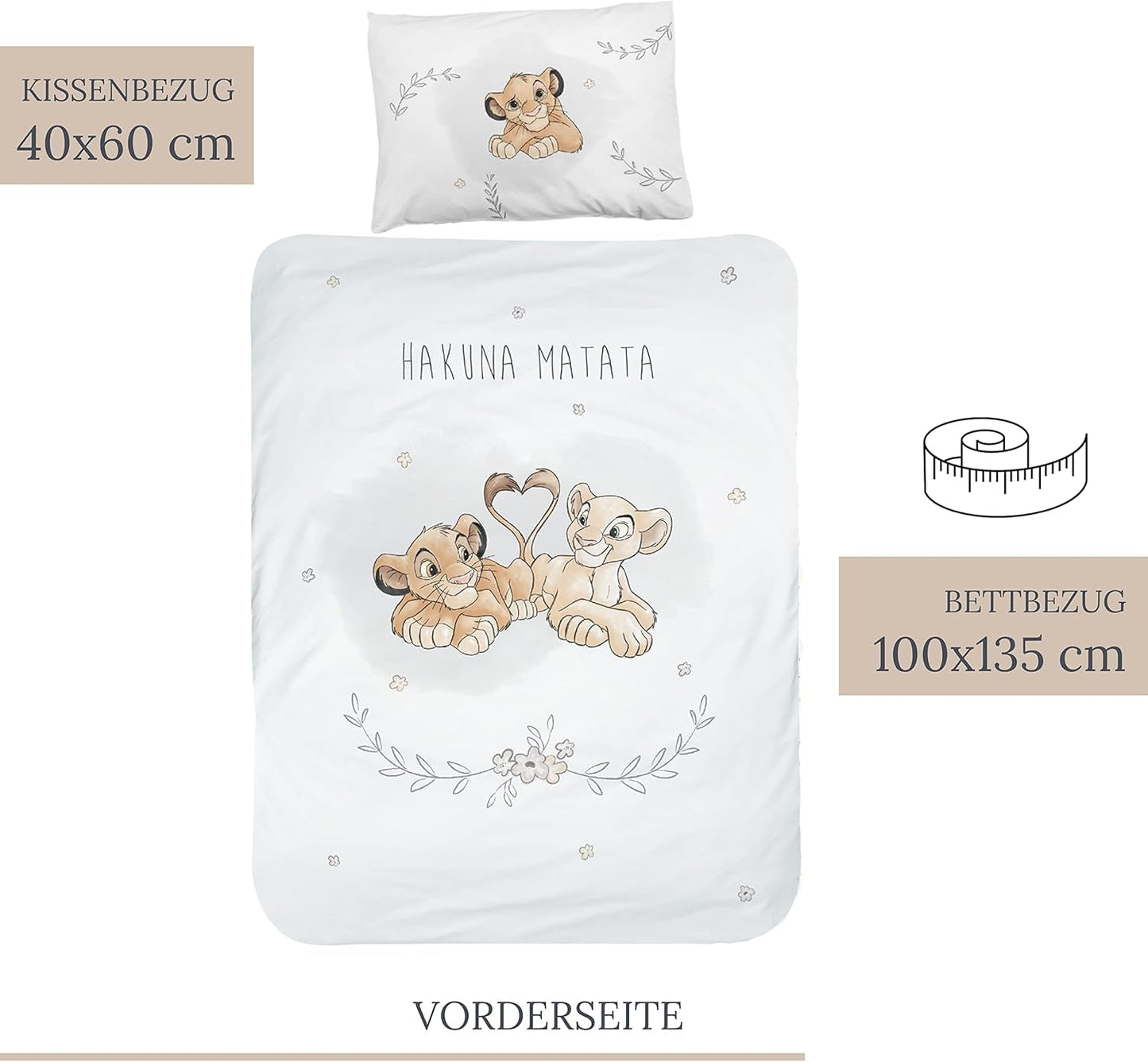 Kinderbeddengoed, Simba, The Lion King Beddengoed - kinderen Naty Shop