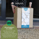 Mikasa Jardin 12-delige serviesset, 4-persoons aardewerk serviesset met borden, zijborden en schalen, groen - geschenkdoos en vaatwasmachinebestendig