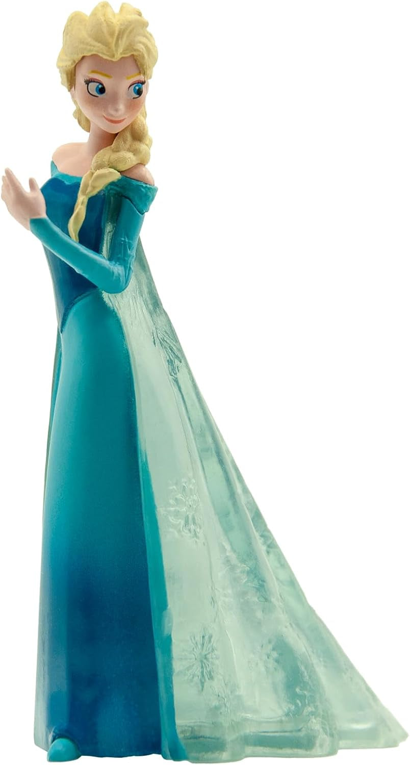 Bullyland 12961 - Elsa uit Arendelle beeldje uit de film Frozen van Walt Disney, ca. 10,1 cm, zeer gedetailleerd, ideaal als klein cadeautje voor kinderen vanaf 3 jaar