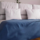 Soleil D'Ocre Adele, Zigzag Cover, Van de bank gegooid, Polykaton, Blauw, 220 X 240 Cm Quilts en quilts Naty Shop Blauw 180 X 220 Cm