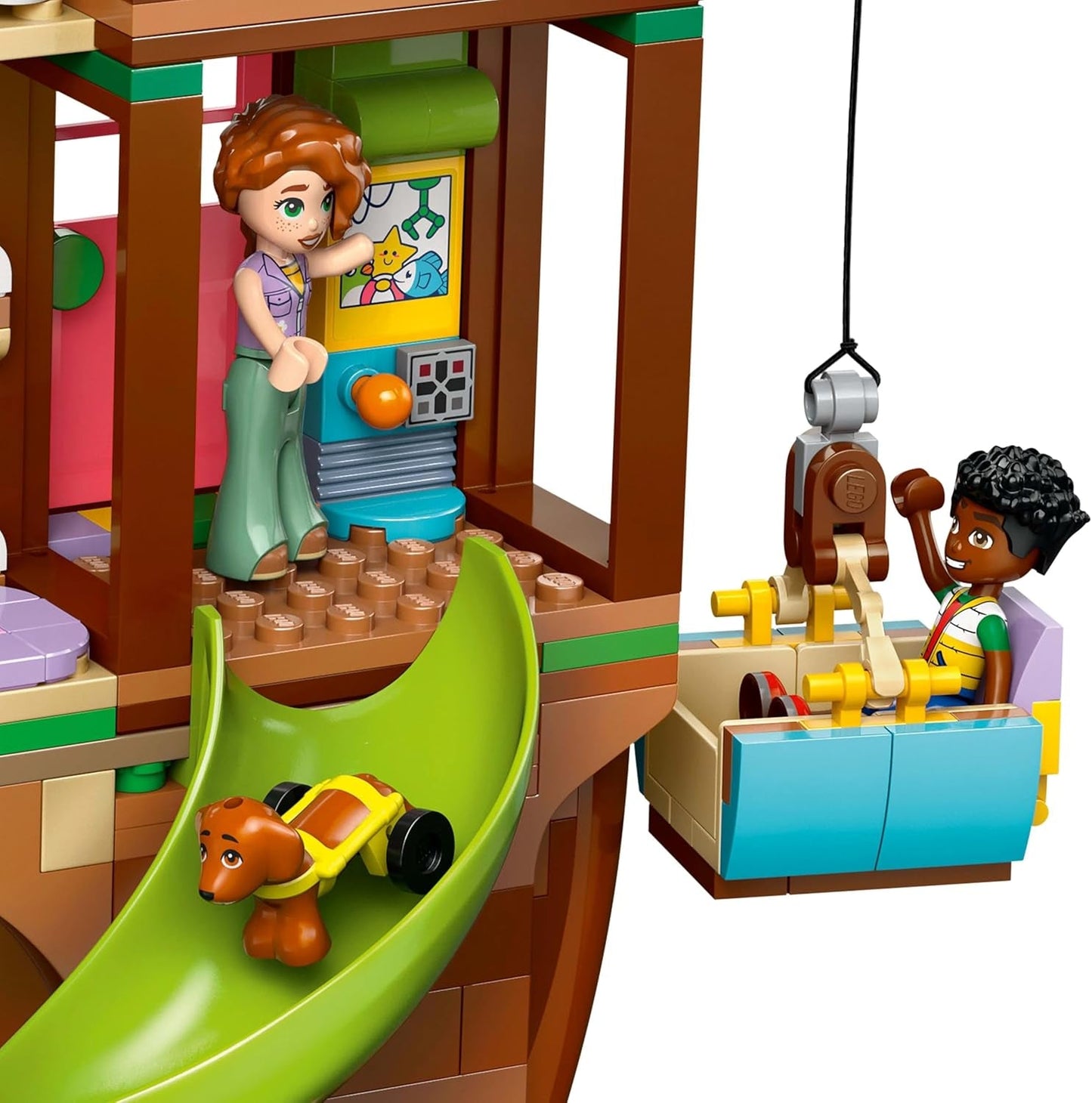 LEGO Friends Boomhut bouw- en speelrollenspelset Speelgoedhuis voor meisjes, 8 jaar oud Set met 4 minifiguren en 2 dierenfiguren Cadeau-idee voor kinderen 42652 Bouwsets Besuche in LEGO-Store