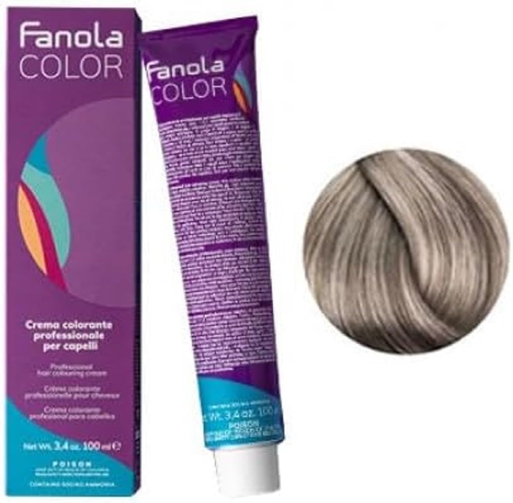 Fanola crema colore Kleurcrème 7.0 Blond, 100 ml Haarverf Naty Shop 9.11 Lichtblond intensief as