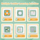 Zintuiglijk speelgoed voor peuters van 1-3 jaar | Montessorispeelgoed voor kinderen vanaf 1 jaar | Reisspeelgoed voor baby's van 12-18 maanden | Activiteitenkubus, verjaardags- of kerstcadeau voor 1-jarigen