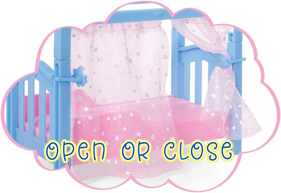 Simba Steffi Love Sweet Dreams / Schattige babypop en wieg / met glow-in-the-dark-functie / 12 stuks / 29cm / Voor kinderen vanaf 3 jaar
