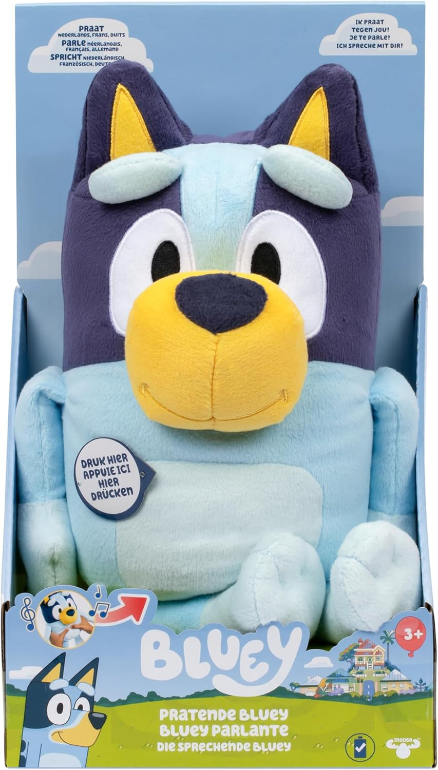 BLUEY pratende knuffel