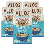Allos, ongezoete bessenmuesli, verpakking 5 x 500 gram Cereals Naty Shop Muesli op basis van amarant