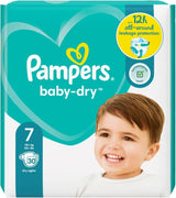 Luiers Pampers 81657566 Baby-Dry broek, wit