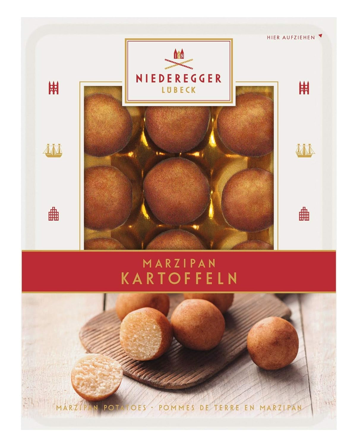 Aardappelen met Niederegger-marsepein 100g
