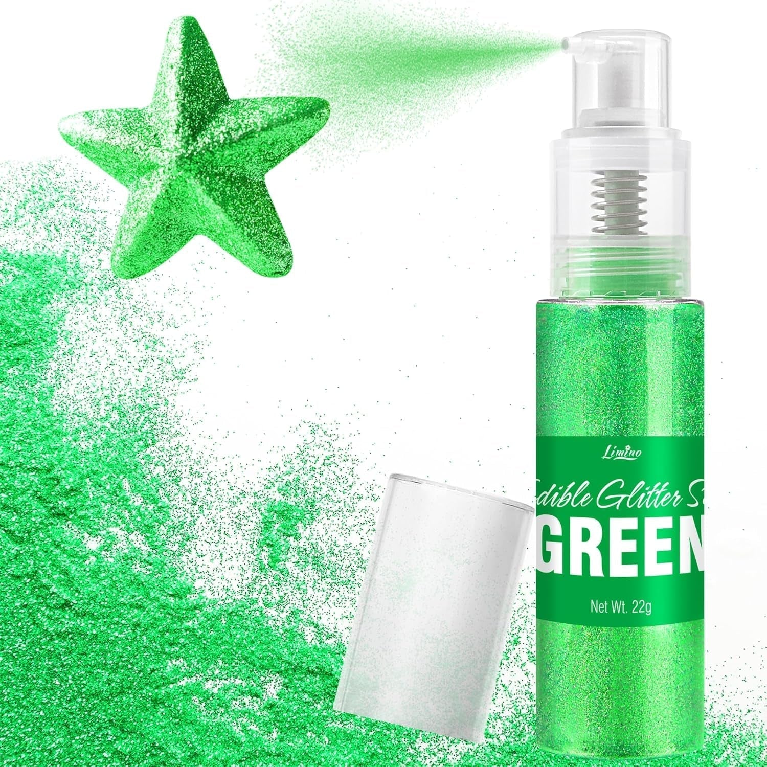 Eetbare glitterspray - 22G Eetbare glitter, eetbaar glitterpoeder voor drankjes, taartdecoraties, macarons - Voedselkleuring glitterpoeder, eetbare glitter voor cocktails, muffins (roze)