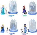 Mattel Disney Frozen Ice Reveal kleine pop met pluizig ijsgel en 6 verrassingen, inclusief vriendfiguur en accessoires (poppen kunnen variëren) HRN77