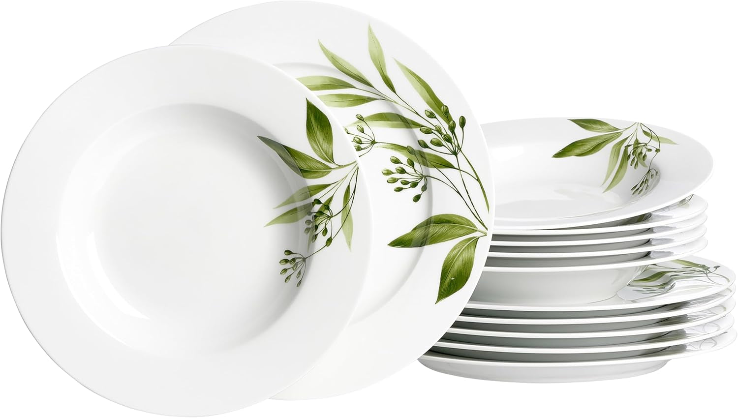 Ritzenhoff & Breker Evora servies, 12-delig, porselein, wit