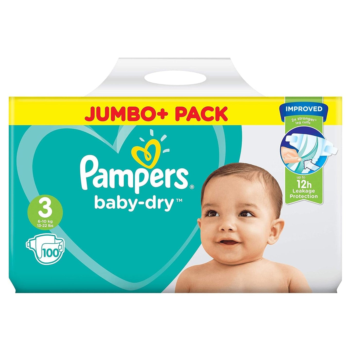 Pampers luiers (Oude Versie), Maat 3 (6-10 kg), 100 stuks,