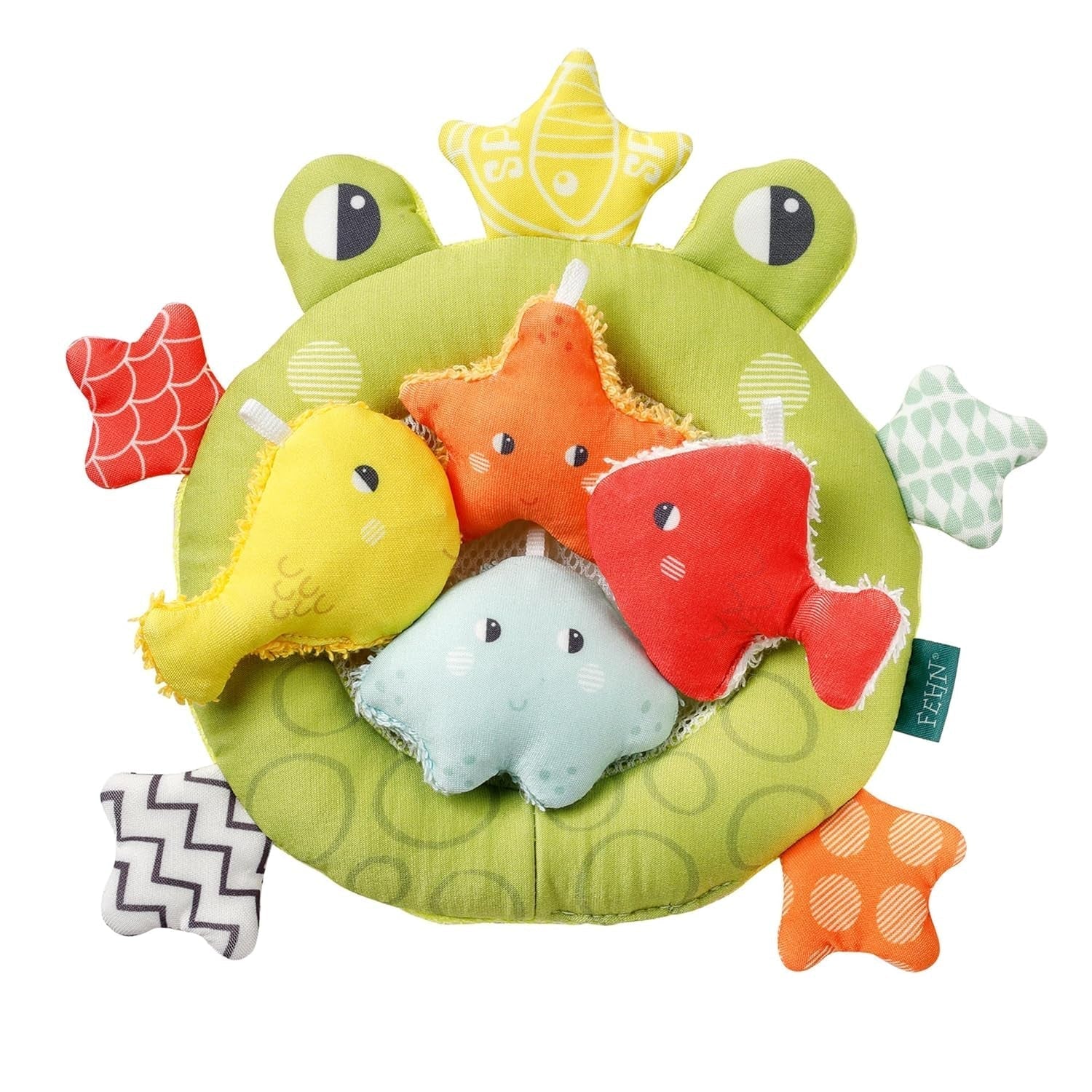 Fehn Kikker Badnet - Babybadje voor in bad - Drijvend waterspeelgoed voor vrolijk badplezier - Badspeelgoed voor baby's en peuters vanaf 0+ maanden Bebe Naty Shop Speelgoed Standaard titel