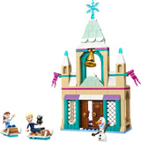 LEGO Ç€ Disney Frozen Kasteel van Arendelle, speelgoedprinses met minipoppen van ELSA, Anna en Olaf en een pinguïnfiguur, fantasiespeelset, cadeau voor meisjes van 5 jaar oud 43265 Bouwsets Besuche in LEGO-Store