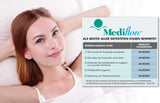 Mediflow The Original 5008 50X70Cm waterkussen met viscoschuim, wit, enkel, 1 stuk (1 pak) Naty Shop standaardkussens