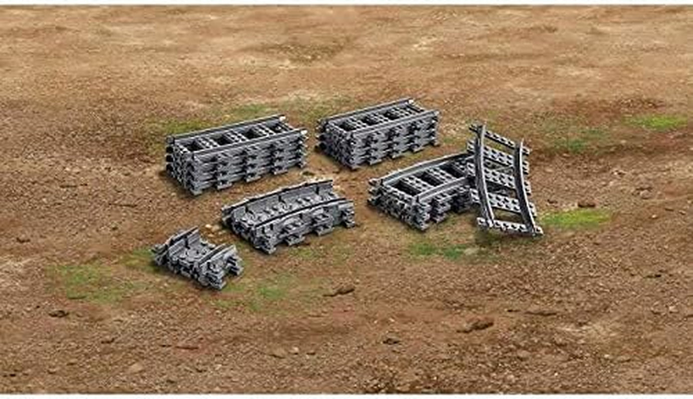 LEGO 60205 Stadsrails 20-delige uitbreidingsset voor kinderen, jongens en meisjes Speelgoedset Bouwsets Besuche in LEGO-Store