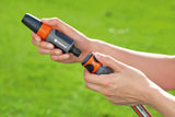 Gardena Sproeiset voor 13 mm (1/2 inch) en 15 mm (5/8 inch) slangen: Reinigingssproeiset met Aquastop voor snel wisselen van aansluiting (18288-20)