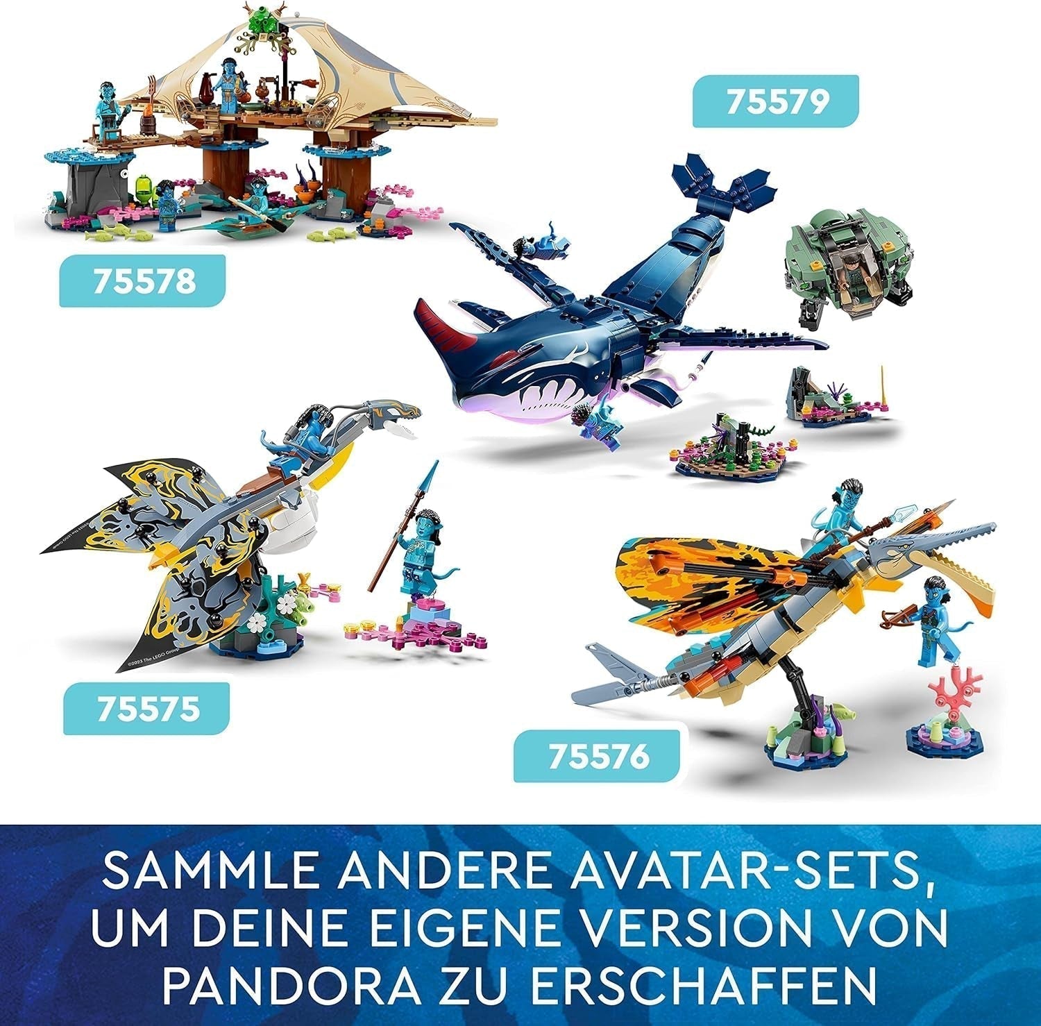 LEGO Avatar The Discovery of Ilu Water Path Bouwspeelgoed met onderwaterfiguur Pandora verzamelset voor kinderen en filmfans vanaf 8 jaar 75575 Bouwsets Besuchen in LEGO-Store