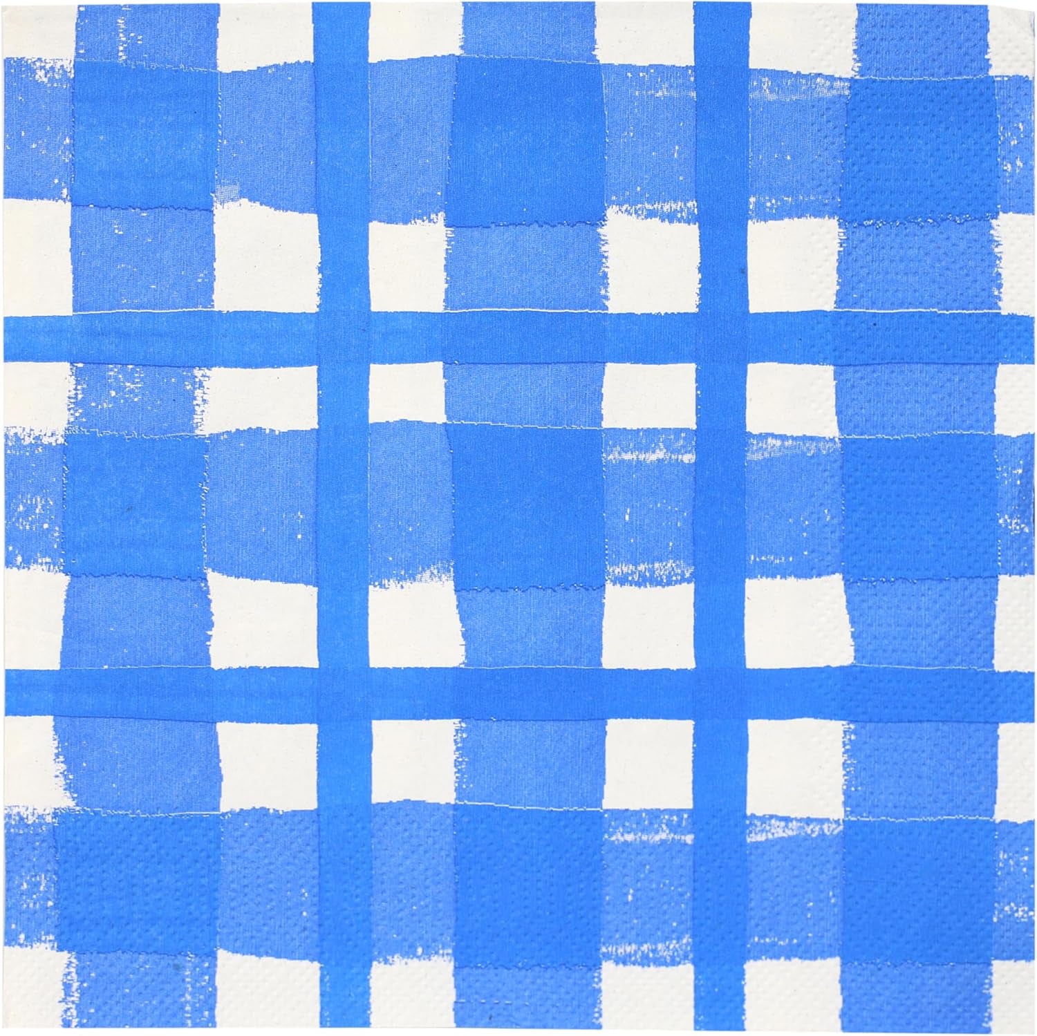Talking Tables 20 x gele gingham wegwerp servetten van gerecycled papier voor buiten zomerpicknicks en diners, milieuvriendelijk voor verjaardagsfeestjes, Pasen, bruiloften, barbecues, 3-laags 33 cm