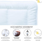 Aqua-Textil Soft Touch Set voor kinderen Dekbed 100 X 135 Cm 250G en 350G met kussen 40 X 60 Cm 150G Dekbed 4 seizoenen Klimaatbeheersing Oeko-Tex Dekbedden en dekbedden Naty Shop