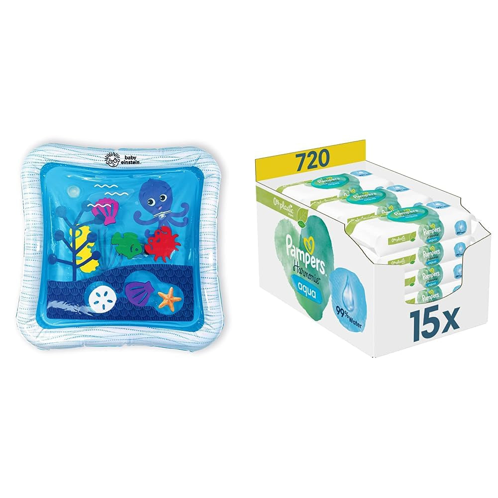 Opus Ocean of Discovery en Pampers Harmony Aqua Baby Wet Wipes Box, 720 doekjes (15 x 48), zachte bescherming voor de gevoelige huid met 99% water