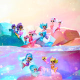 LOL Verrassing! Mermaids Makeover Magic Tots - Echte lipgloss voor jou en je pop om zelf te maken, te mixen en make-up te maken, Leuk waterspel, 6 poppen om te verzamelen - Vanaf 4 jaar