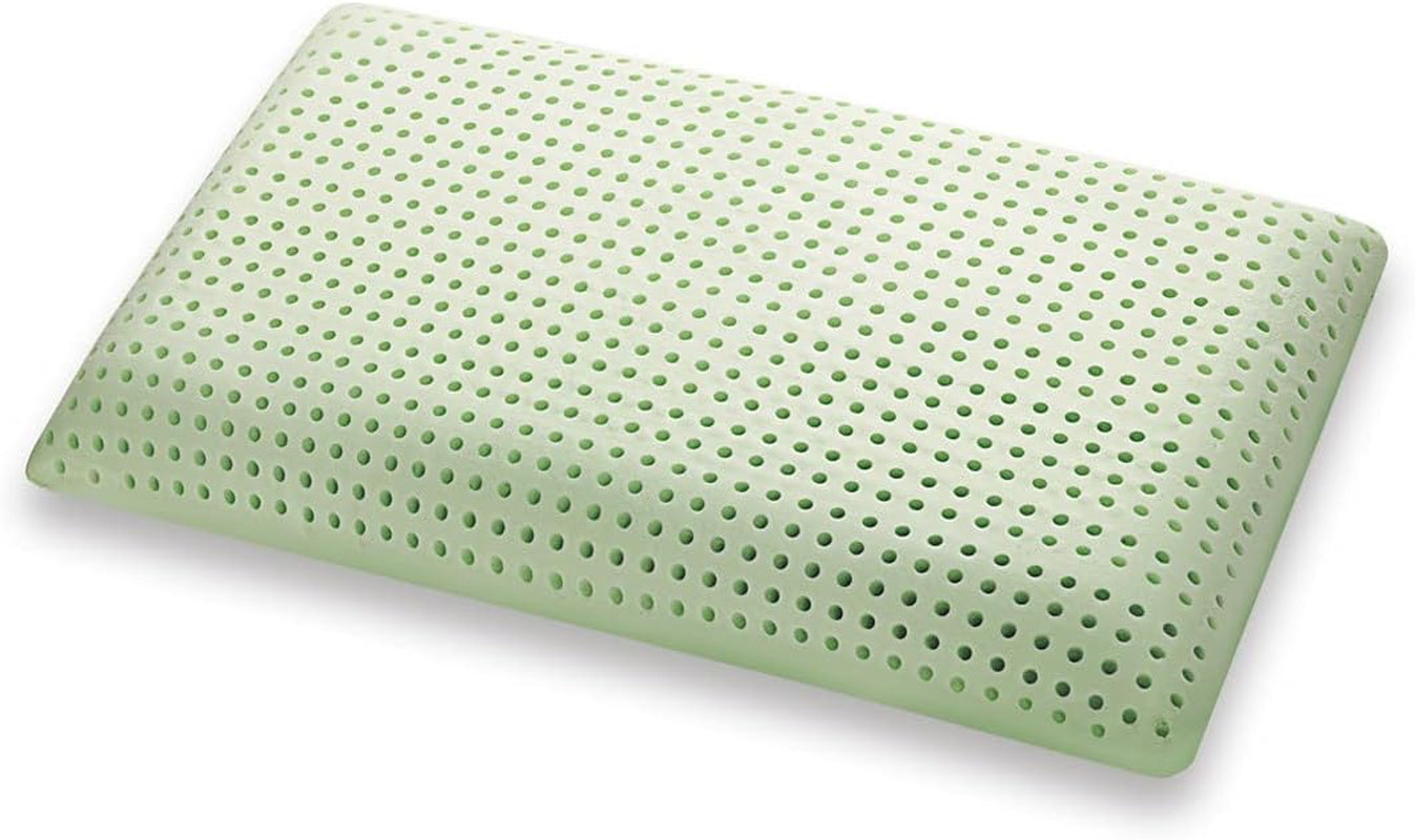 Marcapiuma Groen Natuurlijk Kruiden Memory Foam Kussen 2 Stuks Standaard Kussens Naty Shop Groeten 1X Saponetta Zeep
