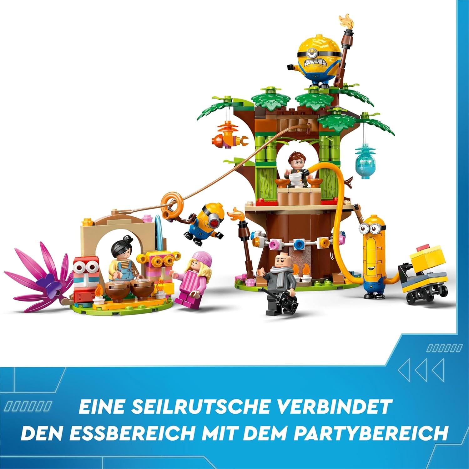 LEGO I - Simply Incorrigible 4 Gru's en Minions' Family Villa I - Simply Incorrigible 4 Movie Speelset Kinderspeelgoedcadeau voor jongens en meisjes vanaf 8 jaar 75583 Bouwsets Beuche in LEGO-Store