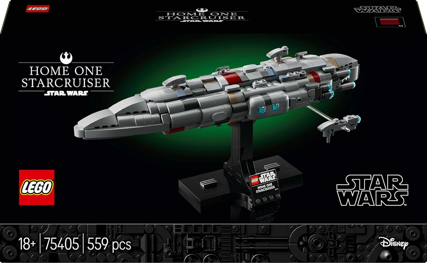 LEGO Star Wars 75405 Home One Starcruiser van Return of the Jedi - Ruimteschipmodel - Fantasie- en verzamelset om te bouwen en neer te zetten - Cadeau voor volwassenen en tienerfans Bouwsets Besuche in LEGO-Store