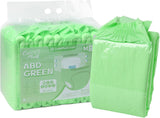 CutiePlusU luiers voor volwassenen, 10-pack wegwerpincontinentieslipjes met lussen voor dames en heren, maximaal absorptievermogen 's nachts - wit (middelgrote maat 71-96cm)