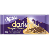 Milka Black Milk – Pure pure chocoladechocolade met melk en romige nougatvulling – 85 g (verpakking van 5)