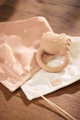 Jollein natuurrubber babybijtring - prachtige vogels - babybijtring - tandjeshulpmiddel - onschadelijk en BPA-vrij - babyspeelgoed