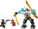 LEGO NINJAGO Zane's Actie Mech - Ninja speelgoed met 3 minifiguren voor rollenspellen - Kleine set om te bouwen en te spelen voor kinderen - Cadeau-idee voor jongens en meisjes vanaf 6 jaar 71827 Bouwsets Besuche den LEGO-Store