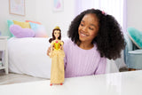 Mattel Disney Princess speelgoed gelede Belle modepop met sprankelende kleding en accessoires Disney film geïnspireerd cadeau voor kinderen HLW11