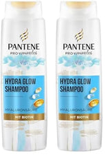 Pantene Pro-V Hydra Glow Hydraterende Shampoo met Biotine voor Droog, Beschadigd Haar Pantene Douche & Bad 2 x 250 ml