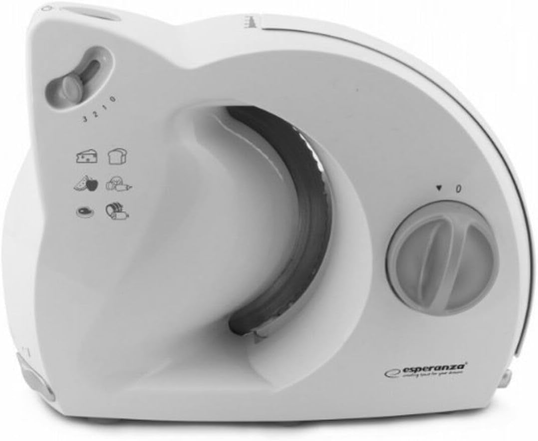 EKM017W Roestvrijstalen elektrische snijmachine, 150 W Shredders en Slicers Naty Shop
