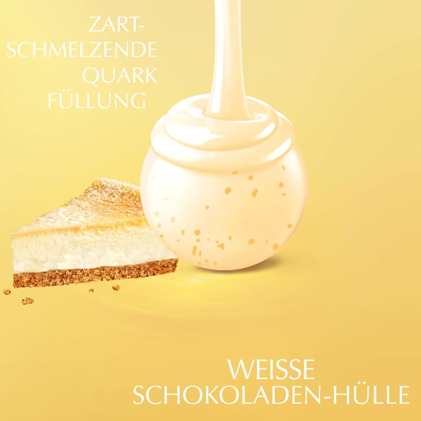 Lindt LINDOR chocolade cheesecake balletjes | Zak van 137 g | Melkchocolade met smeltende cheesecakevulling | Geschenk van chocolade | Geschenk van chocolade | LINDOR 75 jaar (4 stuks)