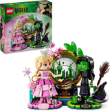 LEGO Wicked Elphaba en Glinda poppen - Heksen van Oz verzamelspeelgoed - Creatief cadeau voor meisjes vanaf 10 jaar en filmfans - 75682 Bouwsets Bekijk de standaardtitel van de LEGO Store