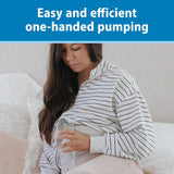 Handmatige borstkolf met 100% siliconen Softshape-bescherming (B, 25 mm flens) en antikrampjesopties + 150 ml fles met brede mond en speen niveau 1 met langzame doorstroming Accessoires Voeding en borstvoeding Bebe Naty Shop