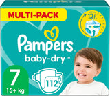 Luiers Pampers 81657566 Baby-Dry broek, wit