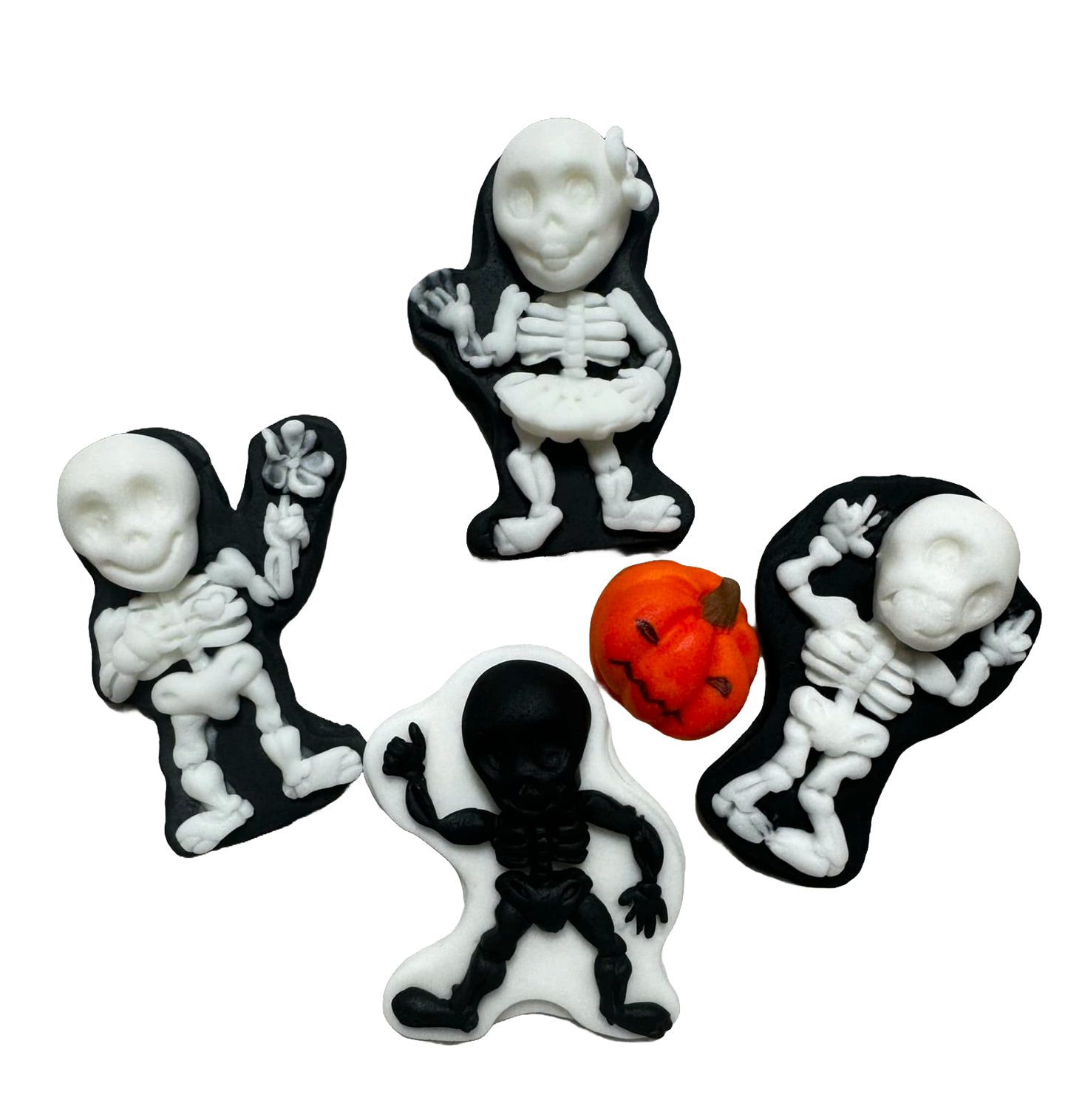 Set van 5 eetbare suikerdecoraties, Autumn Sugar Paste Decorations Naty Shop