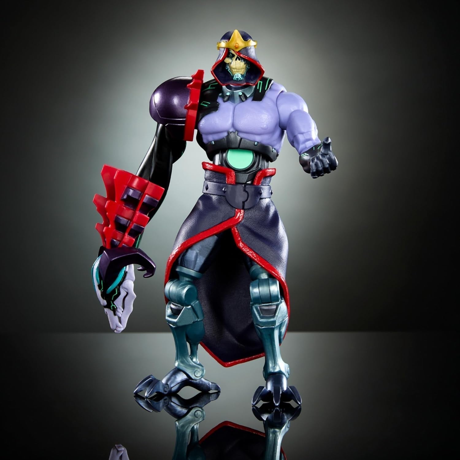 Masters of the Universe: Revolution Masterverse Skeletor-actiefiguur verzamelfiguur met 30 bewegingspunten en beweegbare robotarm Motu Toy HYC46 Actiefiguren Naty Shop