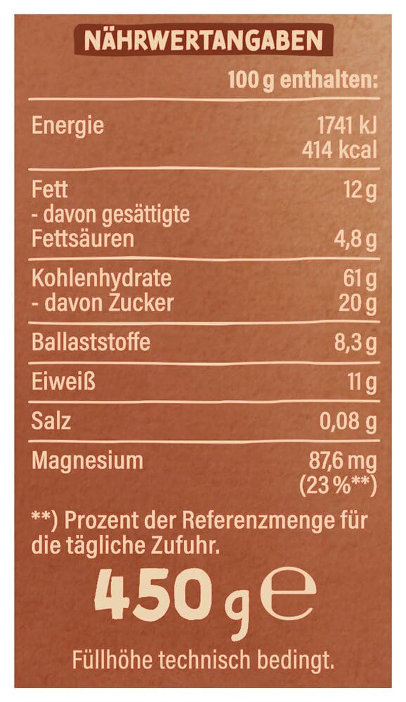 Dr. Oetker Vitalis Chocolade Muesli Classic: Ontbijtmuesli met melk- en pure chocolade, verpakking van 7 (7 x 600 g)